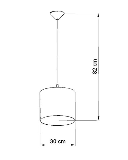 Lampa Wisząca dla Dziecka PIŁKA C Zwis Sufit LED