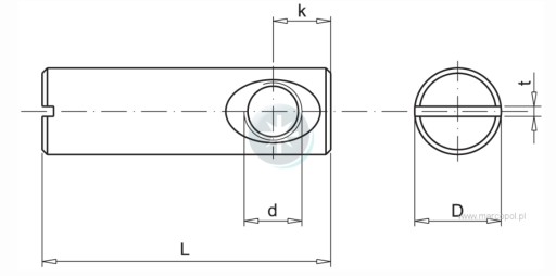 Nakrętka wałeczkowa M6 x 10 x 13 NSYMET (50 szt)