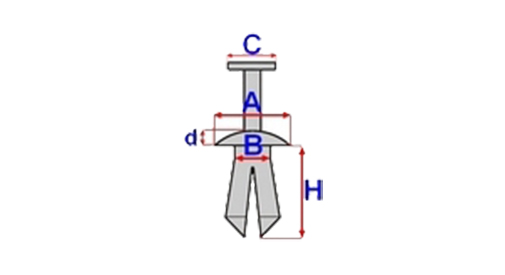 PIN CAP 9.5 КОЛЕСНЫЕ АРКИ ДЛЯ КРЫШЕК БАМПЕРА SUBARU X10