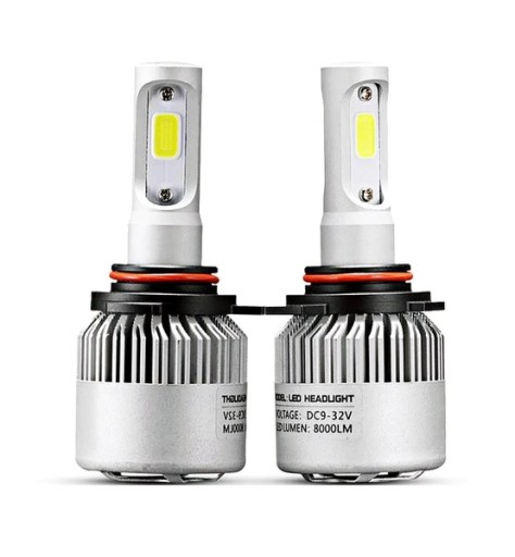 ЛАМПОЧКИ 2шт HIR2 9012 LED COB 8000 16000лм CANBUS