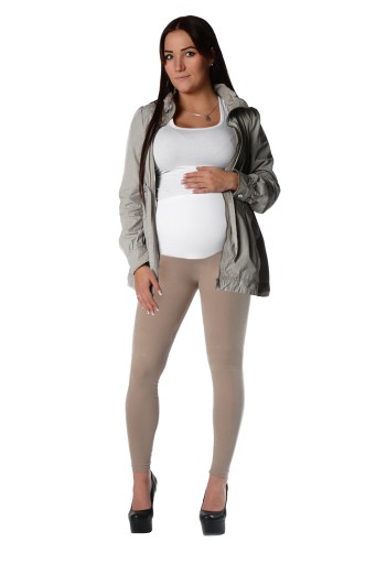 LEGGINSY CIĄŻOWE z kieszeniami OCIEPLANE C3Z S/36