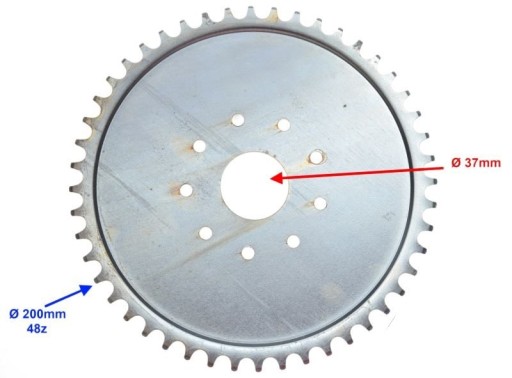 ЗАДНЯЯ ЗВЕЗДОЧКА 48z 415 ВЕЛОСИПЕДНЫЙ ДВИГАТЕЛЬ