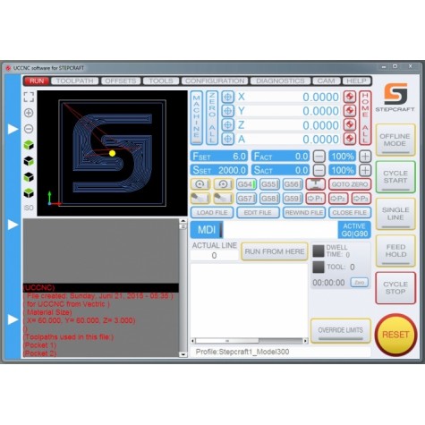 Ploter Frezarka CNC STEPCRAFT-3/840 Kit Nowa Seria