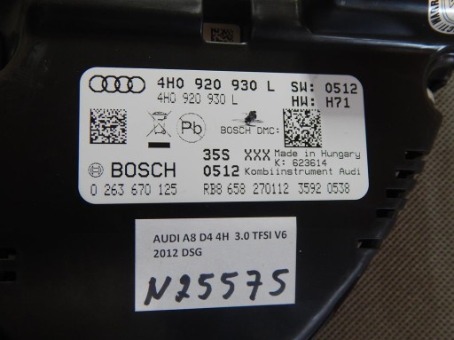 AUDI A8 D4 4H СЧЕТЧИК 4H0920930L