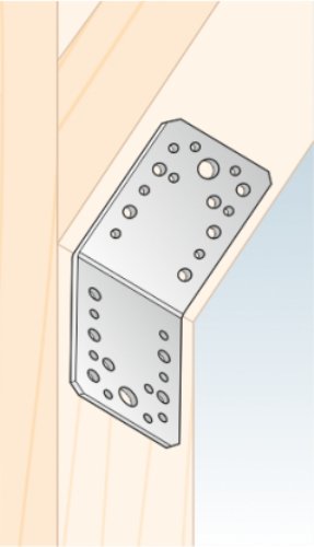 KLR3 РАВНОУГЛОВЫЙ КРОНШТЕЙН 135° 90x90x65