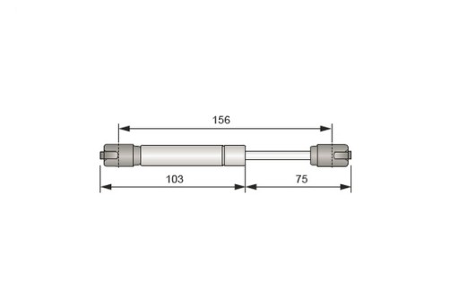 ПРИВОД ПОДЪЕМНИКА КАПОТА MINI SHORT 80N