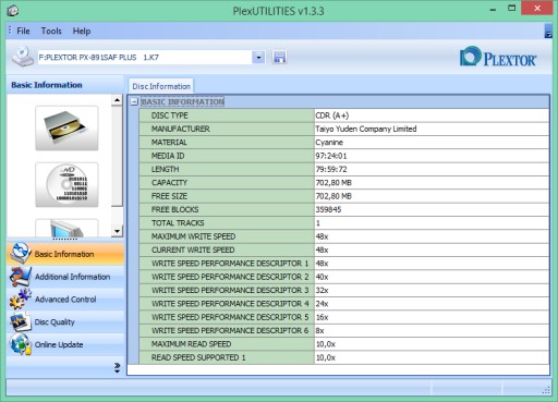 JVC PRO CD-R глянцевый для печати фотокласса Япония 25