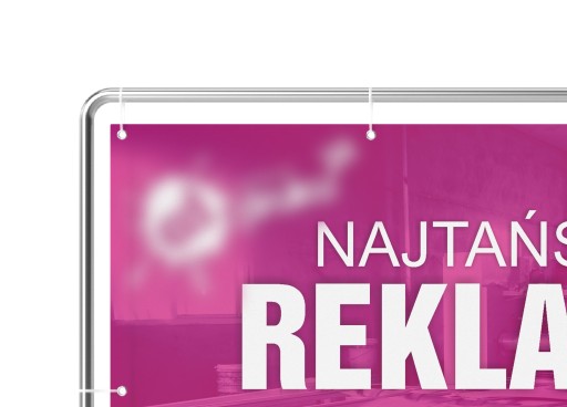 BANER REKLAMOWY 2x3m SOLIDNY, NAJLEPSZA JAKOŚĆ