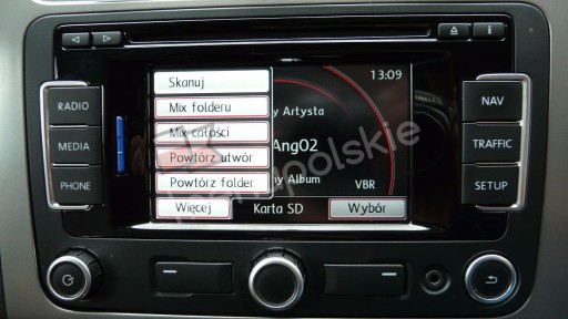 ПОЛЬСКОЕ МЕНЮ НАВИГАЦИЯ VW RNS 510 310 PASSAT Touran Tiguan Ремонт NAVI