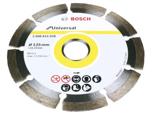 Кирпич бетонный клинкерный BOSCH DIAMOND DISC 125мм