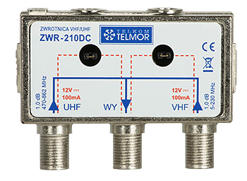 ZWR-210DC Антенный диплексер FM-VHF/UHF Telmor