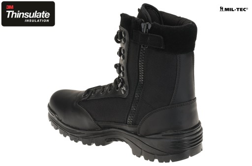 BUTY TAKTYCZNE OCHRONA SECURITY Z ZAMKIEM YKK 45