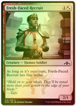 Fresh-Faced Recruit FOIL GRN GRATISY Pjotrekkk