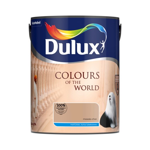 Краска Dulux Kolory Świat Masala Chai 5л + БЕСПЛАТНО