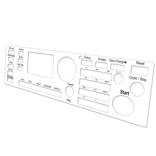 Konica Minolta Bizhub 195/215/235 Наклейка на панель