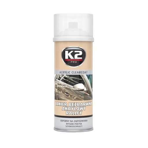 K2 АКРИЛОВЫЙ ПРОЗРАЧНЫЙ ПОКРЫТИЕ RALLY SPRAY 400ML