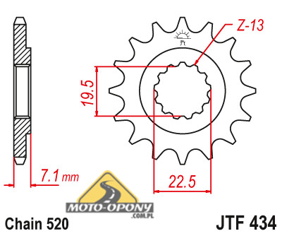 Комплект привода Suzuki GN 250 82-99 S. Усиленный