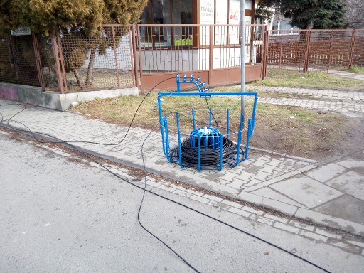 KARUZELA DO MIKROKABLI I ŚWIATŁOWODÓW ODWIJAK