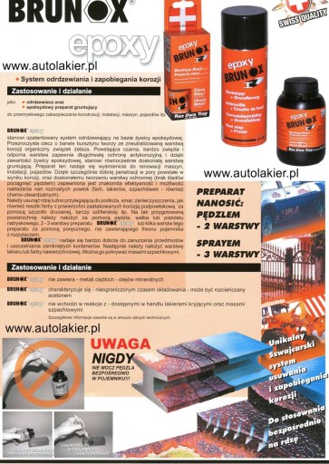 BRUNOX 30 ml PODKŁAD epoxydowy + neutralizator BEZPOŚREDNIO NA RDZĘ 549