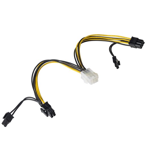 Adapter zasilania 6pin na 2x 6pin karta graficzna