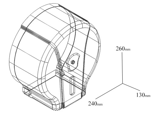 DOZOWNIK PODAJNIK na papier jumbo + ROLKA 140m