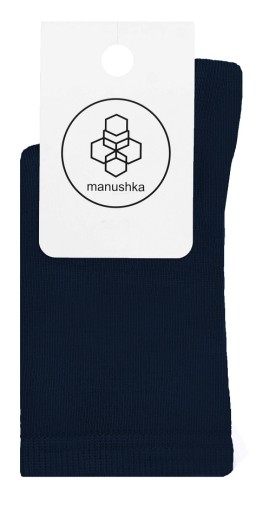 НОСКИ MANUSHKA ТЕМНО-СИНИЕ БАМБУКОВЫЕ 35/37