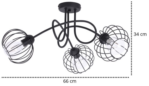 Современный металлический подвесной СВЕТИЛЬНИК Loft Edison E27