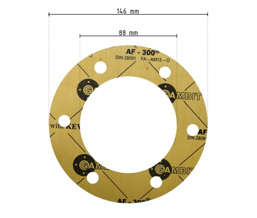 ПРОКЛАДКА ФЛАНЕЦА КОТЛА COMEL FB/F 7L 146MM