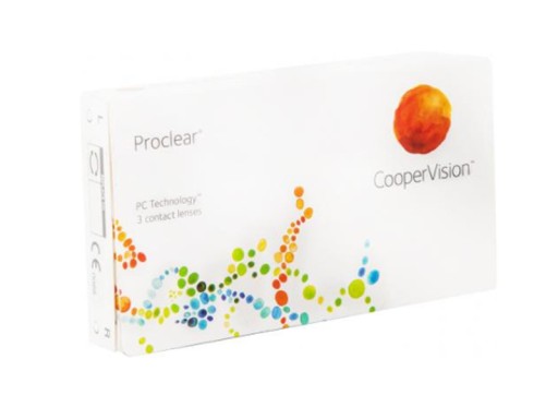 Proclear 3шт ежемесячные линзы Cooper Vision