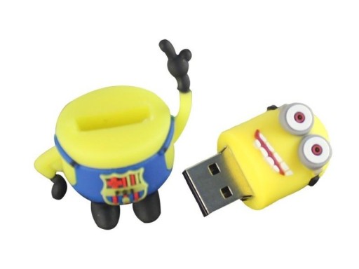 PENDRIVE MINIONEK FC BARCELONA 8 GB USB MESSI 24H