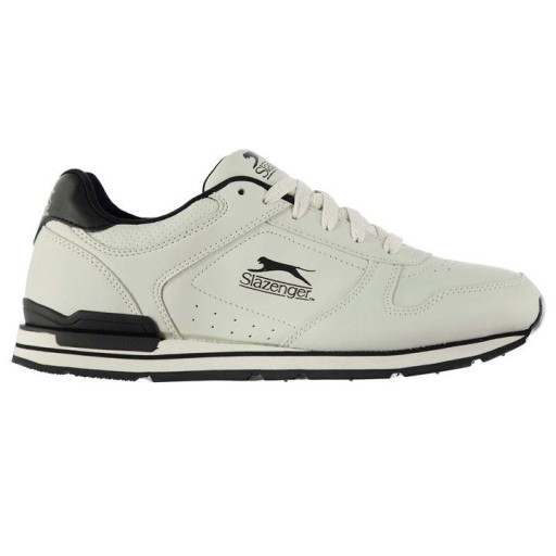 Кожаные мужские СПОРТИВНЫЕ КРОССОВКИ SLAZENGER 39-48 здесь 43,5 _9779