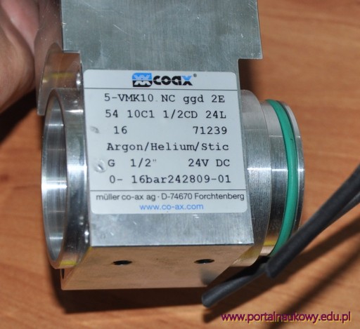 Коаксиальный электромагнитный клапан 5-VMK10 100 бар COAX