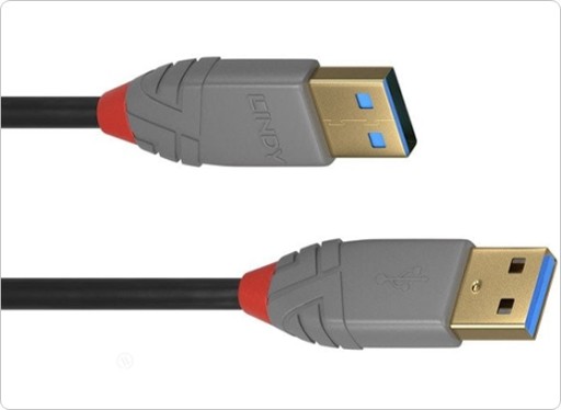 Kabel USB 3.0 typ A - A SuperSpeed Lindy 36754 5m