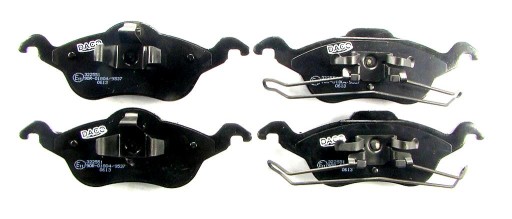 Диски х2 + колодки FORD FOCUS И FIESTA FUSION FRONT
