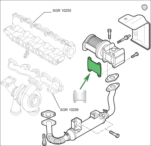 Заглушка EGR 1.9JTD ALFA ROMEO FIAT 1.9CDTi OPEL