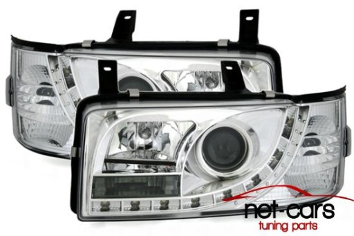 LAMPY REFLEKTORY VW T4 90-03 CHROM DAYLINE LED C