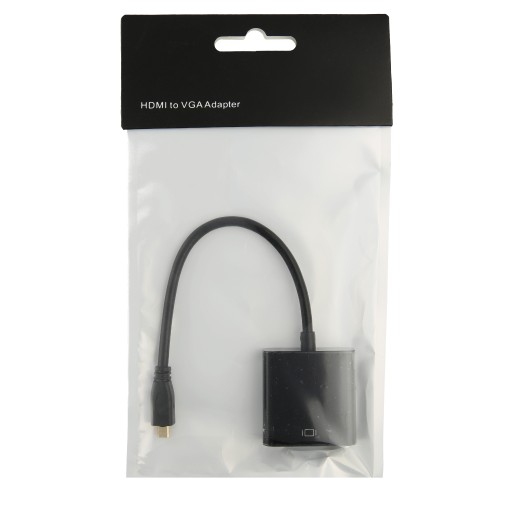 АДАПТЕР micro HDMI-VGA КОНВЕРТЕР DSUB + ЗВУК