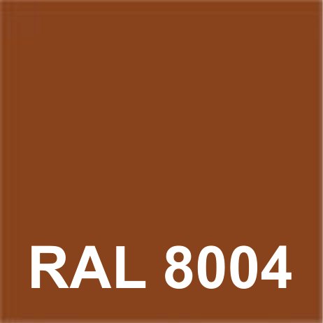 Плоский листовой металл с покрытием RAL 8004 RAL8004 кирпично-красного цвета.