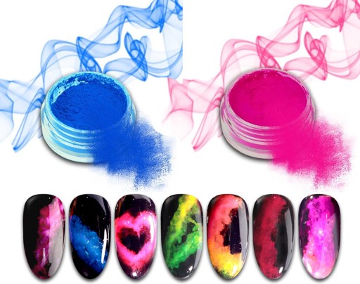 SMOKE NAILS - пигмент SMOKE EFFECT NEON POLLEN COLORS