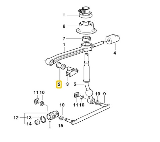 Резиновая втулка селектора передач E36 E46 F10