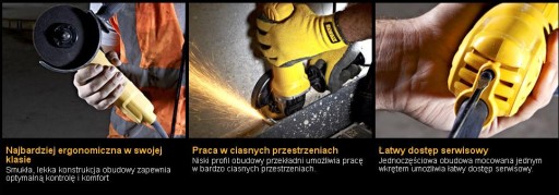 Угловая шлифовальная машина PRO DeWalt DWE4157 маленькая УШМ, 125ММ, 230В, мощная