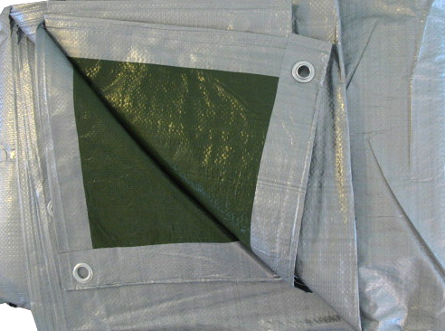 PLANDEKI PLANDEKA 10x12 SZARA BARDZO GRUBA 130G/M2