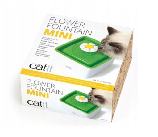 Поилка Catit Flower Fountain Mini 1,5л для кошки