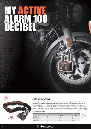 #MAGGI blokada U-lock BLACK TWIN 2 homologacja