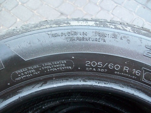 205 60 R 16 ШИНЫ MICHELIN ENERGY 4 ШТ. 2x5 мм 2x3 мм