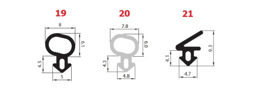 Уплотнители оконные S-1113