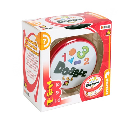 DOBBLE 1 2 3 DOBLE REBEL Настольная игра для всей семьи.