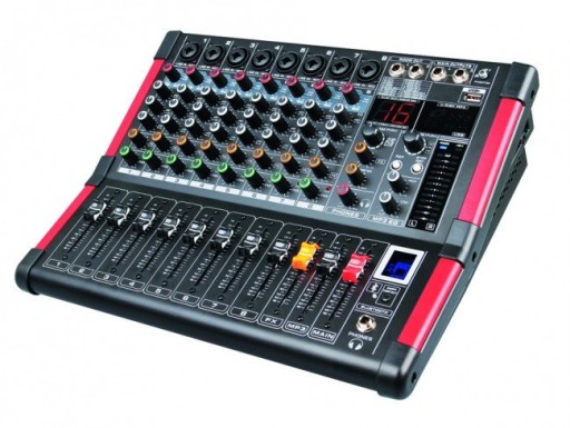 НАБОР SUPER STAGE SET POWER MIXER BLUETOOTH 8K ДИНАМИКИ 1600 Вт + МИКРОФОНЫ