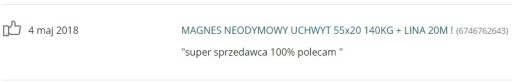 MAGNES NEODYMOWY 30x15mm Wys 24H !