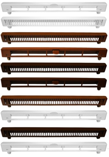 Оконные дефлекторы Slimline2000 СВЕТЛО-КОРИЧНЕВЫЙ/БЕЛЫЙ